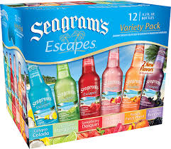 Wild berries, calypso colada, jamaican me happy, strawberry daiquiri, . Seagram S Escapes Variety Pack Hard Drinks Fun Drinks Wine Coolers Drinks
