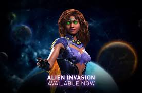 Today during a new injustice 2 watchtower livestream event, developer netherrealm showed off more of the dlc character starfire, who comes to the game beginning tomorrow. Injustice2 On Twitter You Voted And The Winner Was Starfire Alien Invasion Is Available In The Multiverse For A Few More Hours Injustice2 Https T Co 5q80vhnkj8