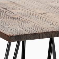 Classic home baldwin round dining table. Bolt High Table Steel Frame Wood Top Industrial Style 60x60 Bars Dining
