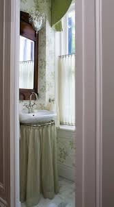 Sink skirt white vinyl bathroom sink curtain. Vintage Style When Why And How To Use A Sink Skirt