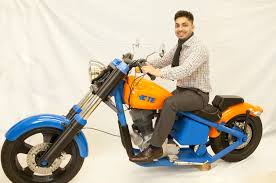Te Connectivity 3d Prints First Functioning Motorcycle Bike Electric Motorcycle Motorcycle