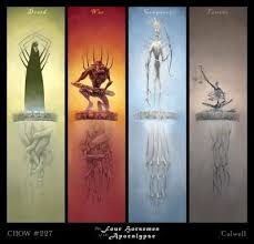 Pin By Kim Griffin On The Four Horsemen Of The Apocalypse In 2020 Apocalypse Art Horsemen Of The Apocalypse Four Horsemen