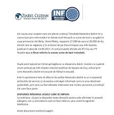 Din perspectiva penala hartuirea poate si aspru pedepsita daca partea vatamata face plangere cu ajutorul unui avocat specializat in drept penal. Alexandru Balint Plangere Page 006 Info Huedin