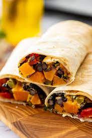 Sweet Potato Black Bean Burritos Are Such A Healthy And Fantastic Vegetarian Burrito You Won T Vegetarian Burrito Sweet Potato Black Beans Sweet Potato Burrito