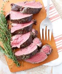 This beef tenderloin with mushroom pan sauce is the perfect entree for a special meal. An Oven Roasted Herb Crusted Beef Tenderloin Is A Show Stopping Dinner Recipe Served With A M Beef Tenderloin Recipes Beef Tenderloin Marinade Beef Tenderloin