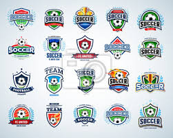 High resolution jpg,cs3 ai and illustrator 0.8 eps included. Fussball Logo Vorlagen Gesetzt Fussball Logos Satz Von Fussball Fussball Kamme Leinwandbilder Bilder Liga Stiftskirche Entsprechen Myloview De
