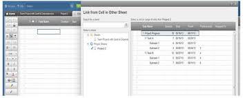 smartsheet how to use cell linking to create a master