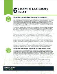 Welcome to rfi technologies malaysia. Lab Safety Rules Written For Technology Networks By Ju Lin Tan Phd Linkedin