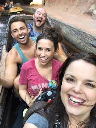 At Disney with my Lacey Chabert Kim and...