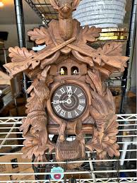 Buy My German Store Forest Quartz Cuckoo Clock Swiss House With Mill Wheel  And Music (Black) Online At Low Prices In India - Amazon.In