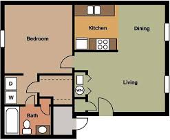 The square feet that the can construct is in between 500 & 1000. Floor Plans Mona Lisa Apartments