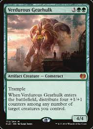 Every card is much better on the offense than on defense—the tricks are powerful, vehicles don't block well. Verdurous Gearhulk Kaladesh Kld Price History