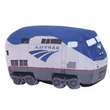 Amtrak Train Plush P42 Locomotive Pillow 11 Inches Long