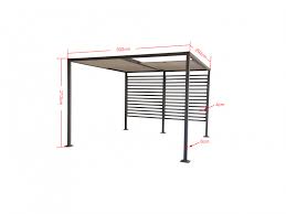 H.ow about an arbor or pergola? Pavilion Pergola Roofing Amun Aluminium
