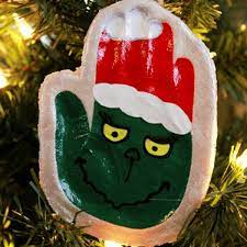 Easy Diy Grinch Decorations Ornaments Crafts For Christmas 2020 Christmas Handprint Crafts Grinch Decorations Handprint Christmas