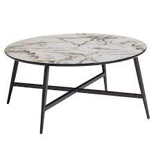 Marmor folie couchtisch marmor ikea tisch rund couchtisch rund holz helle wohnzimmer möbeldesign zara home. Couchtisch Rund 88x37x88 Cm Mit Marmor Optik Weiss Artkomfort