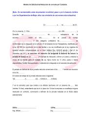 Hay más ejemplos disponibles que puedes ver. Modelo De Carta Peticion Reduccion De Jornada Ugt Madrid Horario De Trabajo Cartas Asesoria Juridica