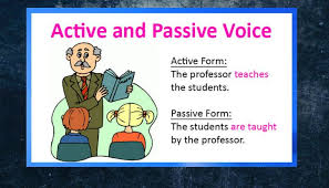 For example, when the subject of the verb is doing the action of the verb (e.g., the dog bit the police), the verb is said to be in the active voice. The Passive And Active Voice Forms Tenses Examples In All English Tenses By Mr Zaki Badr