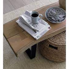 48w x 16d x 28h: Yukon Coffee Table Bench In Side Coffee Tables Crate And Barrel Coffee Table Coffee Table Bench Coffee Table Crate And Barrel