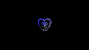 Gif Amour Passion Coeur Gif Coeur Bleu Nuit
