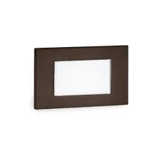 Wac Lighting 120v 1 Light Led Diffused Step And Wall Light In Bronze