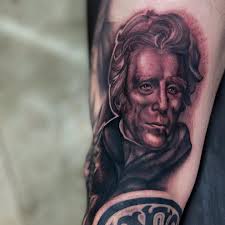 Andrew Jackson #tattoo #tattoos #tattooed #tattooer #blackandgreytattoo  #blackandgrey #portrait #portraittattoo #andrewjackson #20 #money  #president #kentliberty #kentlibertytattoo #dentonmaryland #denton  #easternshoremd #ink #inked #art #artwork #klt ...