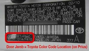 Toyota color codes general chart template optional photo and – famreit