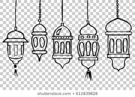 five model of model lantern at transparent effect background ramadan ramadan kareem kareem
