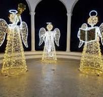2D 3D LED Modeling Motif Angel Christmas Light for Holiday ...