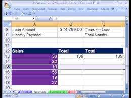 Excel Basics 7 Range Functions Excel Spreadsheets Excel Microsoft Excel