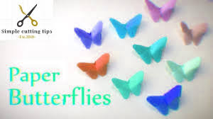 Paper butterfly by atsushi tajiri difficulty: Easy Paper Butterfly Origami Cute Easy Butterfly Diy Simplecutting Origami Butterfly Paper Butterfly Paper Butterflies