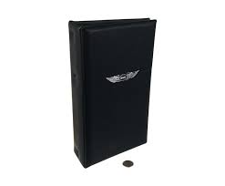 aviation supplies academics asa cw 22 black large book style chart wallet