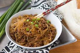 They're thin, translucent noodles made from mung bean starch and water. Ants Climbing A Tree Cellophane Noodles With Spicy Pork