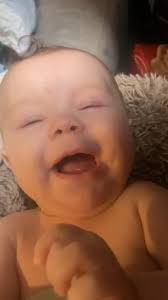 Aunt Chey Chey found Ms Xylas laugh this morning!!! She’s perfect and loves  her aunties so much!!!