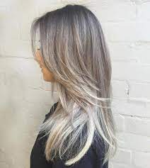 This option for dark hair with silver highlights is straight out of our pinterest hair dreams. 60 Ideas Of Gray And Silver Highlights On Brown Hair