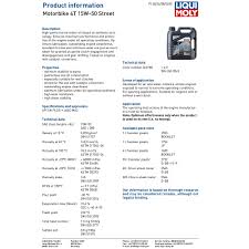 Mox111 был 1 день назад. Liqui Moly 4 Stroke Street 15w 50 Synthetic Race Oil Bdla Motorbikes