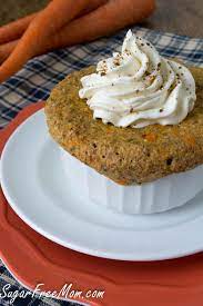 Sugar Free Carrot Cake Mug Cake Low Carb Mug Cakes Low Carb Carrot Cake Sugar Free Carrot Cake