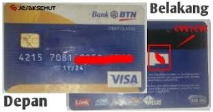 Pada bagian depan kartu atm debit mandiri dipastikan akan terdapat tulisan debit. Yuks Mengenal Kode Cvv Cvc Kartu Kredit Debit Btn Jejaksemut
