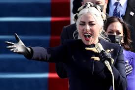 Are you gaga for lady gaga?! Lady Gaga Trends On Social Media For Hunger Games Styled Attire At Biden Inauguration