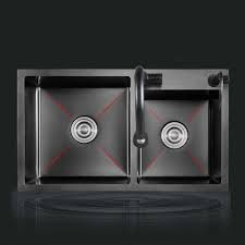 We would like to show you a description here but the site won't allow us. Black Kitchen Sink Double Handmade Stainless Steel Seamless Welding Sinks With X Groove Design Shopee Malaysia