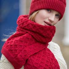 Size 9 months hat has a 14½ circumference. Traditional Aran Knitted Womens Hat Molly Gallivans