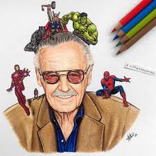 Stephen Hillenburg with SpongeBob and Friends 🧽🍍🦀 #thecreators The  creator series is back! ❤️‍🔥 as you know I've drawn a few people with the  characters they have created around them. This week