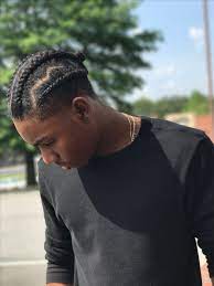 Attention Pinterest Blu333 Add Sc Just Blu333 Youtube Blue S With Blu333 Tumbler Ju Man Bun Hairstyles Braids For Short Hair Braided Man Bun