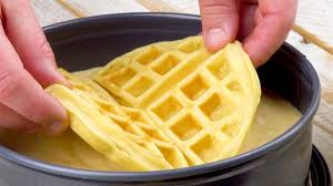 Cake melts nach packungsangabe schmelzen, evtl. Waffelkuchen Mit Cremiger Fullung Leckerschmecker