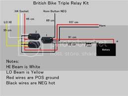 Use a test lamp to check that power is reaching the flasher unit. Headlight Horn Relay Wiring Help Please The Access Norton Motorcycle Forums