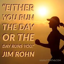 Either You Run The Day Or The Day Runs You Quote Pin By Sparkle Athletic On Join The Tabata Movement Famous Quotes Running Movie Posters
