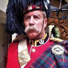 My impression of A Queen's Own Cameron Highlander Officer in full Parade  Dress .