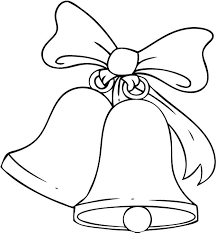 It's all framed up with bows, bells, and leaves! Christmas Bells Coloring Pages Coloring And Drawing