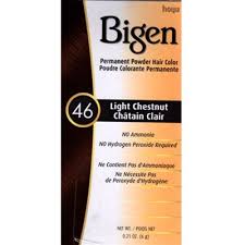 Bigen Powder Hair Dye Brown Black Bigen Powder Hair Color 46 Light Chestnut 21 Oz You Can Get Additional Details At The Image Link This Is An Affiliate Hair Color Bigen Bigen Hair Color