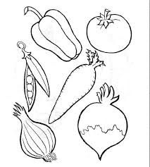 In coloringcrew.com find hundreds of coloring pages of vegetables and online coloring pages for free. Different Types Of Vegetables Coloring Page Vegetable Coloring Pages Vegetable Pictures Fruit Coloring Pages